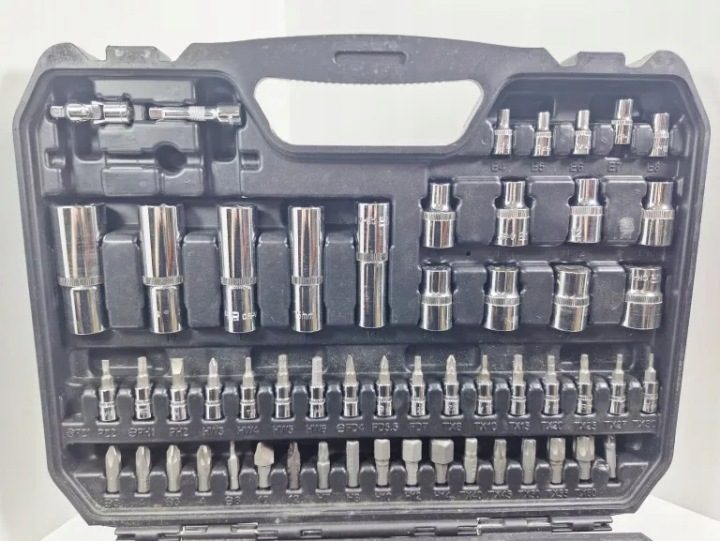 Комплект инструментов NEO TOOLS 110 элементов 1/4" 1/2" в кейсе, фото 3