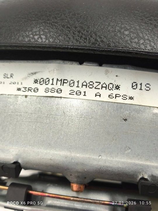 Подушка безопасности водителя airbag Seat Exeo (3R) 3R0880201A, фото 7