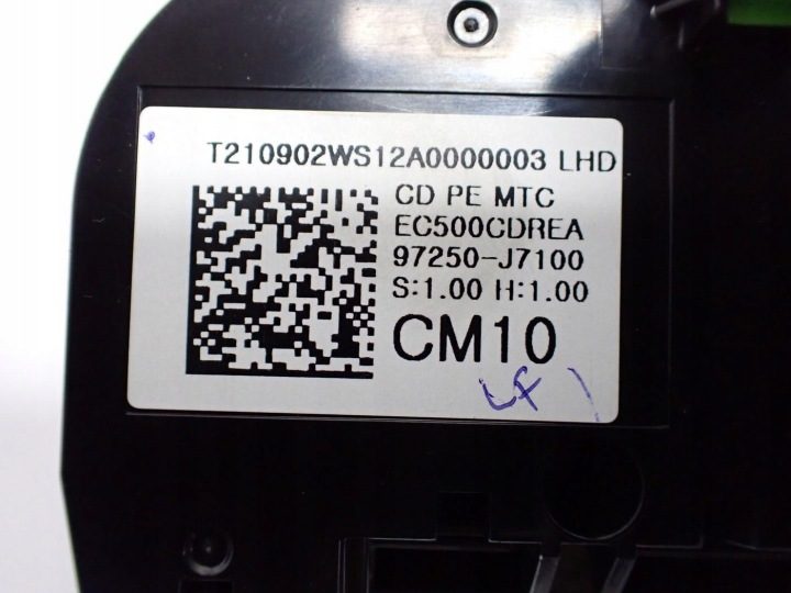 БЛОК УПРАВЛЕНИЯ ПЕЧКОЙ КОНДИЦИОНЕРА ЕВРОПА 97250-J7100 KIA CEED III 21 г., фото 4