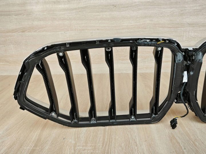 РЕШЕТКА РАДИАТОРА БАМПЕРА ПЕРЕДНЯЯ ПОДСВЕТКА LED BMW X6 G06 РЕСТАЙЛИНГ 5A35D22 12 л.с., фото 9
