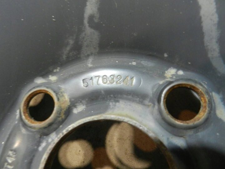 4× Штампованный диск Fiat OE 51763241 F.GP 6.0" x 15" 4x100 ET -43, фото 12