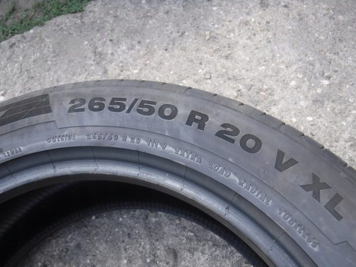 2× Шина летняя Continental ContiSportContact 5 265/50R20 111 В усилитель (XL), фото 2