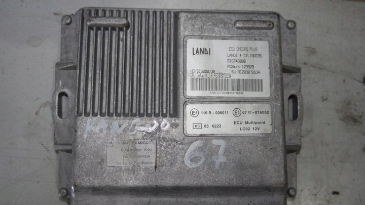 БЛОК УПРАВЛЕНИЯ ГБО ГАЗА KANGOO II 1.6 616746000, фото 2