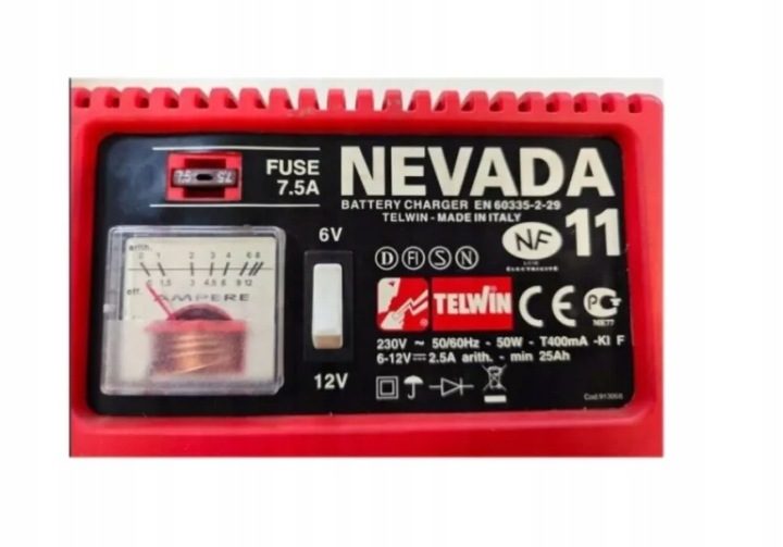 Зарядное устройство 12V 6A LCD с naprawą – для аккумуляторов AGM, żelowych и LiFePO4, фото 1