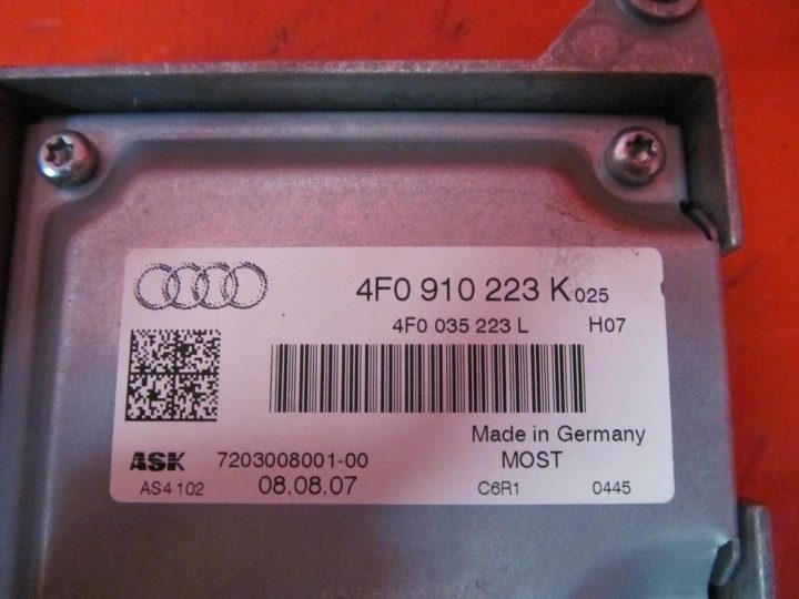 AUDI A6 C6 4F УСИЛИТЕЛЬ АУДИО 4F0910223K, фото 4