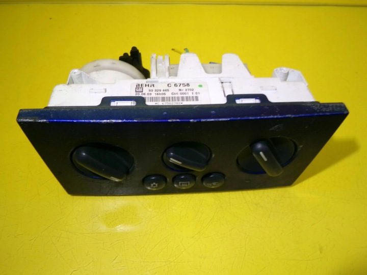 ПАНЕЛЬ УПРАВЛЕНИЯ ОБДУВА КОНДИЦИОНЕРА OPEL MERIVA A GM 93329465 NR1487, фото 7