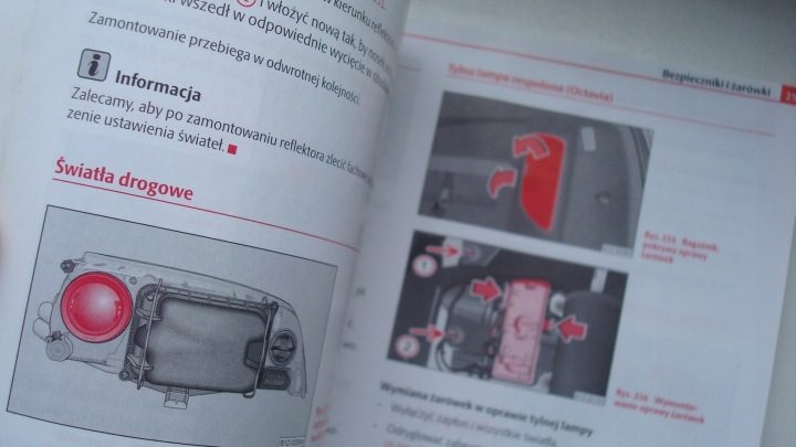 SKODA OCTAVIA II 2004-2008 Польша инструкция по эксплуатации Octavia 2007 г. kolorowa, фото 12