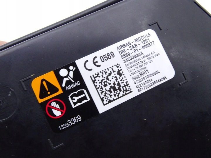 OPEL ASTRA K 15-22 ПОДУШКА БЕЗОПАСНОСТИ СИДЕНЬЯ ЛЕВАЯ ПЕРЕДНЯЯ 34224269 34233834, фото 4