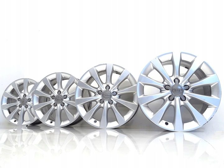 4× КОМПЛ. ДИСКИ КОЛЕСА ЛИТЫЕ ДИСКИ R17 AUDI A6 C7 A7 4G 5X112 8J ET39 4G0601025BH, фото 1