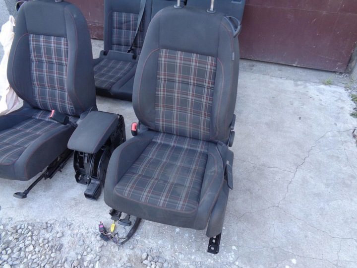 Сиденья диван компл. VW Golf VI 6 хэтчбек 3D 08- GTI EU, фото 2
