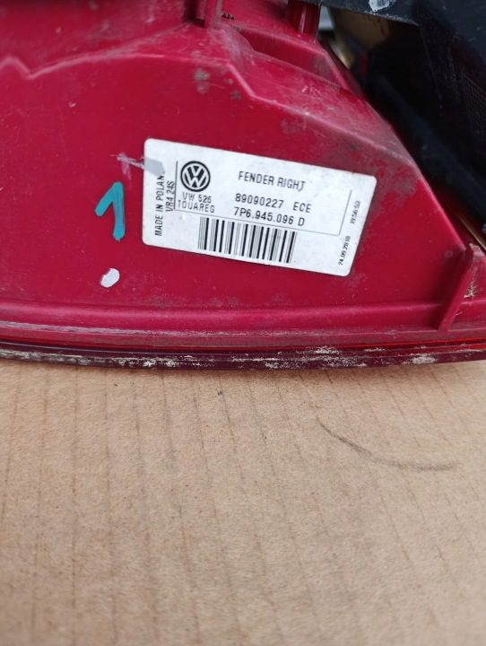 VW Touareg II 2 фонарь правый задний европа 7P6945096D, фото 5