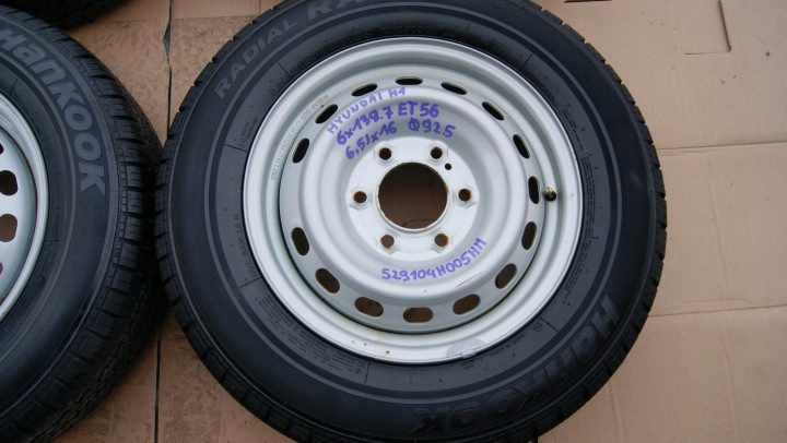 КОЛЕСА HYUNDAI H1 215/70/16 C HANKOOK / 6X139,7X16 ET 56 X 6,5 J, фото 5