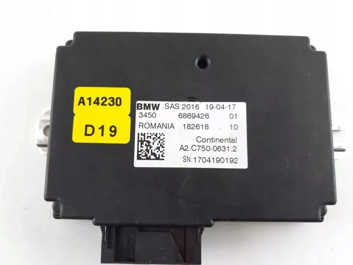 BMW 5 G30 G31 G38 БЛОК УПРАВЛЕНИЯ АКТИВНОГО СТАБИЛИЗАТОРА 6869426, фото 2