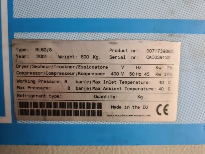 AIRPRESS КОМПРЕССОР ŚRUBOWY APS7,5 IVR X 10 бар, фото 7