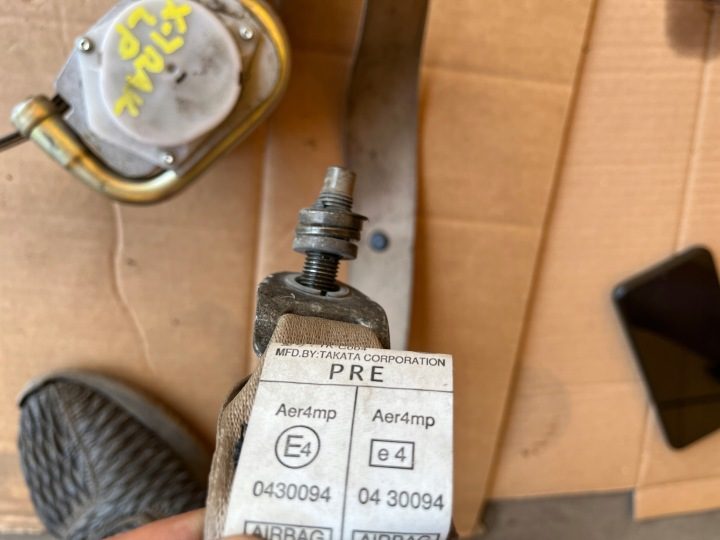 ЛЕВЫЙ ПЕРЕДНИЙ РЕМЕНЬ БЕЗОПАСНОСТИ NISSAN X-TRAIL T30 2000-2007 T5-AB2-EG345, фото 3