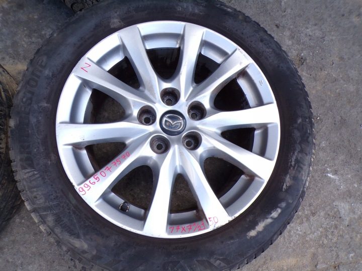 4× Литой диск Mazda OE 7.5" x 17" 5x114.3, фото 3