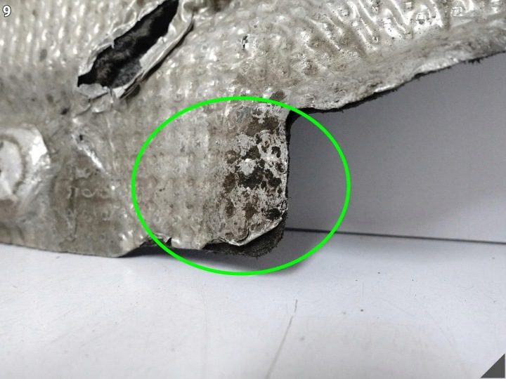 BMW G11 G12 G14 G15 G16 G30 G31 G32 ЗАЩИТА ЛЕВАЯ ТЕПЛОВАЯ ДНИЩА ВЫХЛОПА, фото 10