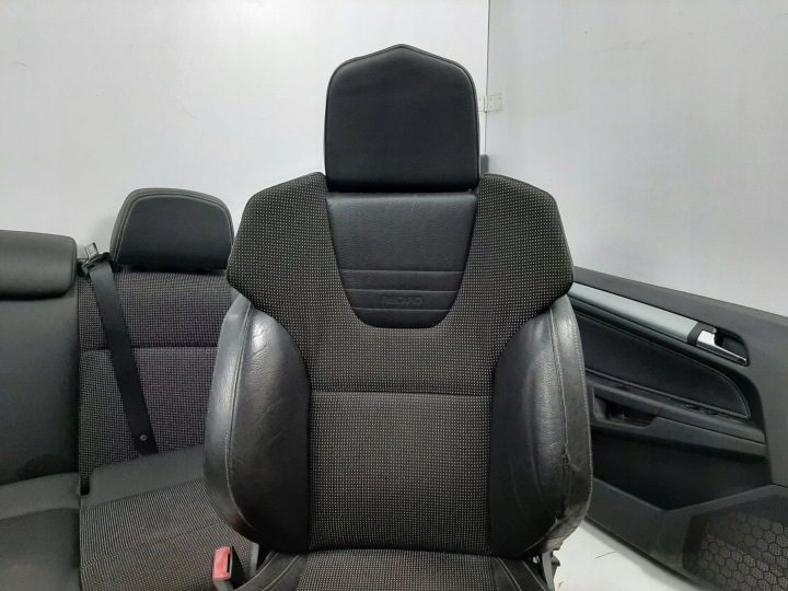 OPEL ASTRA H УНИВЕРСАЛ РЕСТАЙЛИНГ 07 г. СИДЕНЬЯ ДИВАН ОБШИВКИ ОБИВКА КОМПЛ. RECARO OPC, фото 4
