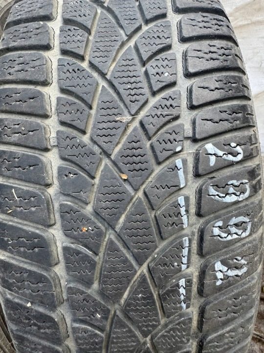 2× Шина зимняя Dunlop SP Winter Sport 3D 205/55R16 91 H сцепление на снегу (3PMSF), защита диска MO - Mercedes-Benz, фото 4