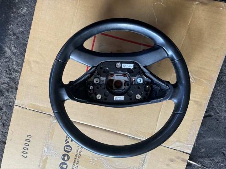Mercedes W221 рестайлинг руль черный кожа лепестка, фото 1
