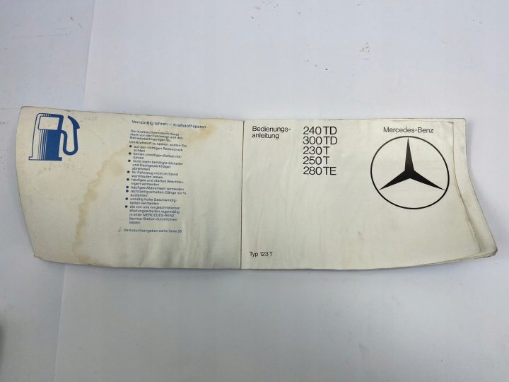 ИНСТРУКЦИЯ ПО ЭКСПЛУАТАЦИИ MERCEDES W123 240TD 300TD 230T 250T 280TE 1235848196 DE, фото 7