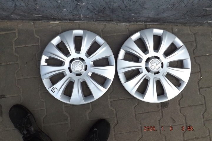 Колпак Skoda OE Оригинальный 16" серебристый, фото 1