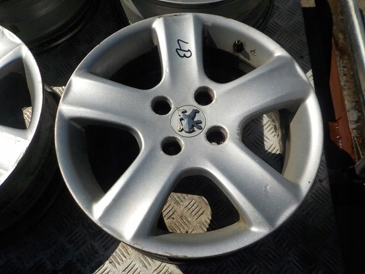 4× Литой диск Peugeot OE 307 308 6.5" x 16" 4x108 ET 31, фото 4