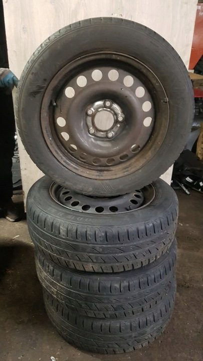 КОЛЕСА 185/60 R15 5X110 OPEL ZAFIRA A ЛЕТО 4 шт. КОМПЛ., фото 1