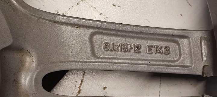 Литой диск Mercedes-Benz OE A2134012000 8.0" x 19" 5x112 ET 43, фото 10