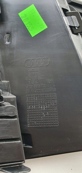 Audi S-Line Новая оригинальная решетка радиатора противотуманки бампера satynowy черная комплект, фото 6
