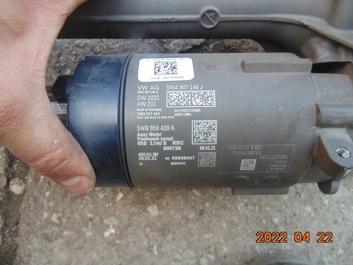 Volkswagen OE 5WB423050AD механизм руль, фото 3