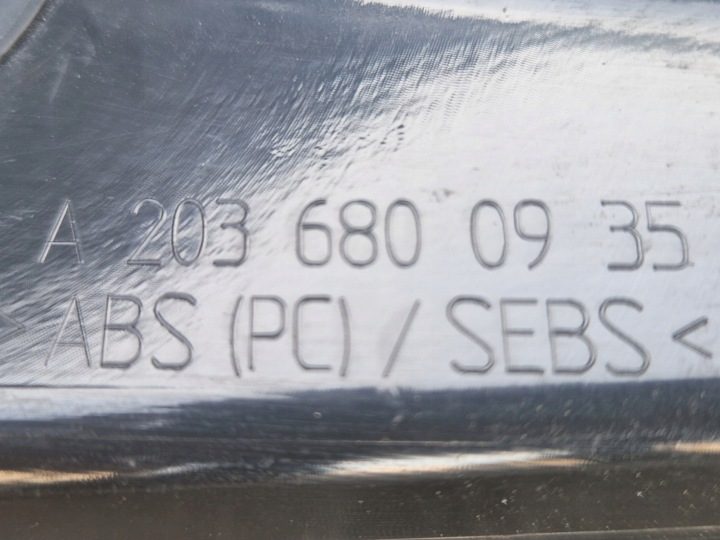 НАКЛАДКА ПОРОГА ЛЕВАЯ ЗАДНЯЯ MERCEDES W203 - A2036800935, фото 2