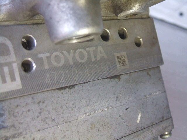 TOYOTA PRIUS III XW30 ГЛАВНЫЙ ТОРМОЗНОЙ ЦИЛИНДР ABS БЛОК УПРАВЛЕНИЯ 47210-47150, фото 8