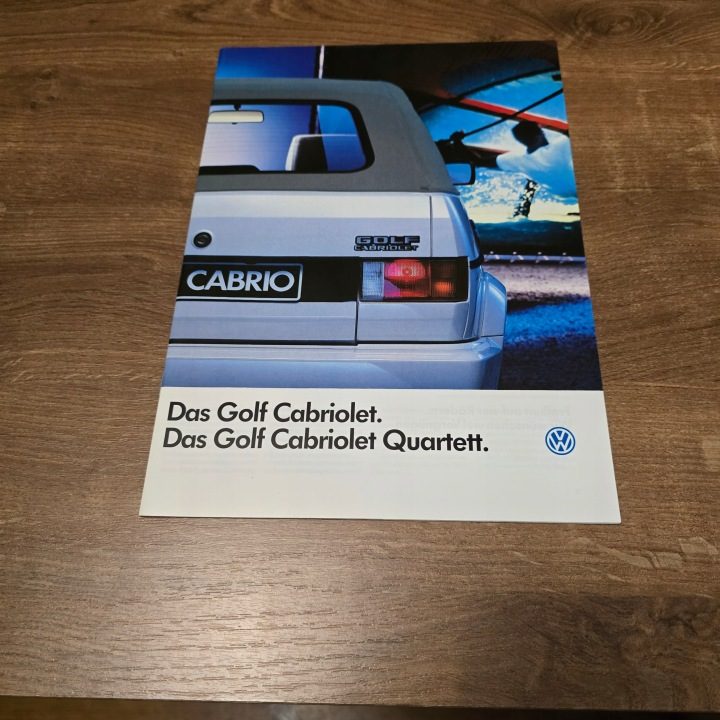 VW Volkswagen Golf I Mk 1 Golf Кабриолет и Quartett 1989, фото 1