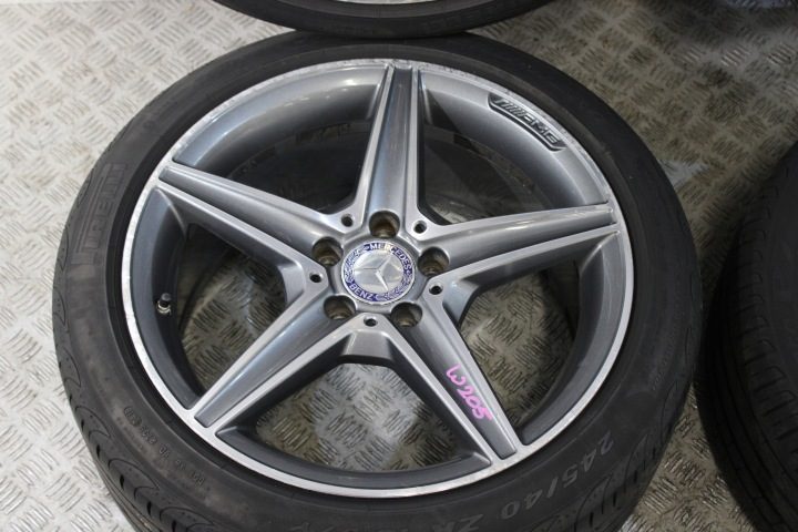 Колеса диски литые диски 245/45 ZR18 ET49 Mercedes C-класс W205 AMG, фото 4