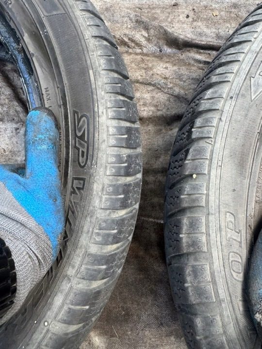 2× Шина зимняя Dunlop SP Winter Sport 3D 205/55R16 91 H сцепление на снегу (3PMSF), защита диска MO - Mercedes-Benz, фото 8