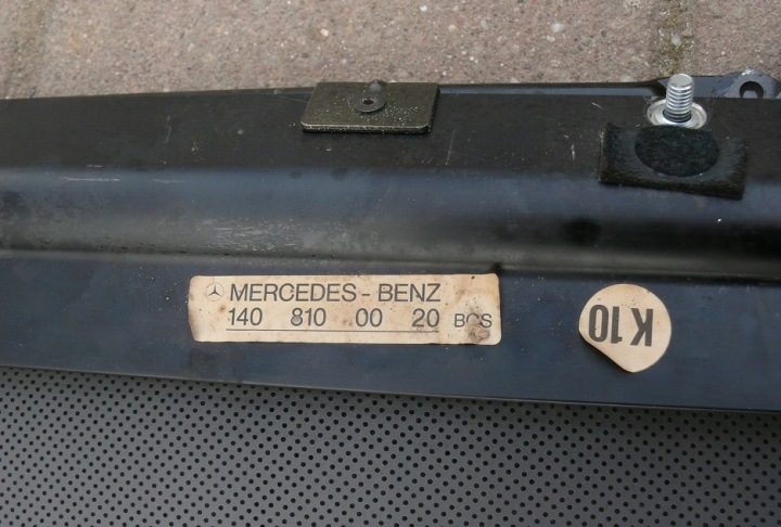Шторка стекла задняя Mercedes S-класс W140 1408100020, фото 3