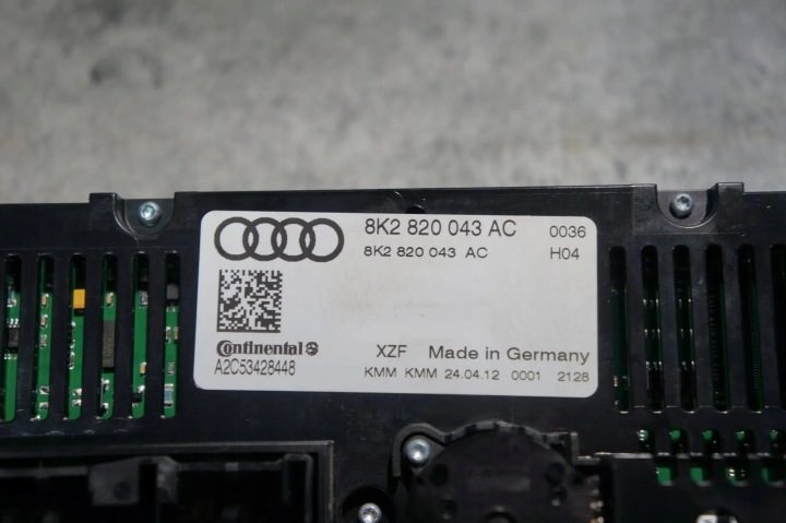БЛОК УПРАВЛЕНИЯ ПЕЧКОЙ КОНДИЦИОНЕРА AUDI A5 8T 8K2820043AC, фото 2