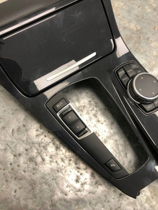 Декор тоннеля бардачок Idrive BMW F10 F11 рестайлинг 9206372 9350723, фото 3