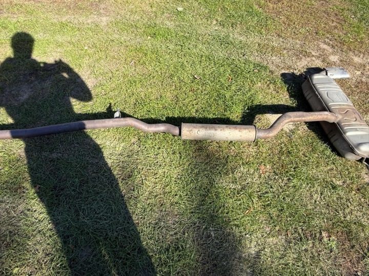 В сборе глушитель Mercedes-Benz A W176, фото 3