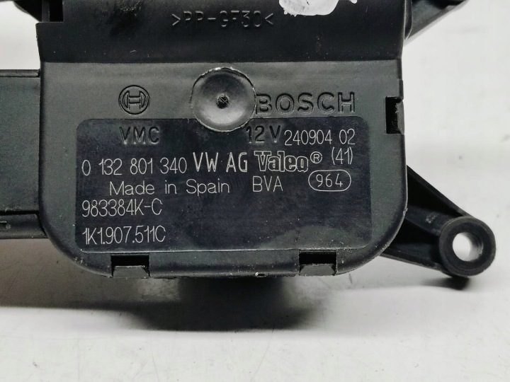 Моторчик заслонок печки Audi A3 8P 1.6MPI 1K1907511C, фото 3