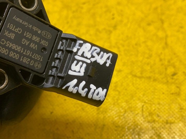Датчик давления MAP-сенсор 03K906051 Polo V Ibiza IV Fabia III 1.4 TDI CUT, фото 6