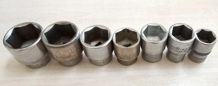Набор головок 1/2" 6-kątnych 18-30mm GERMANY, фото 1