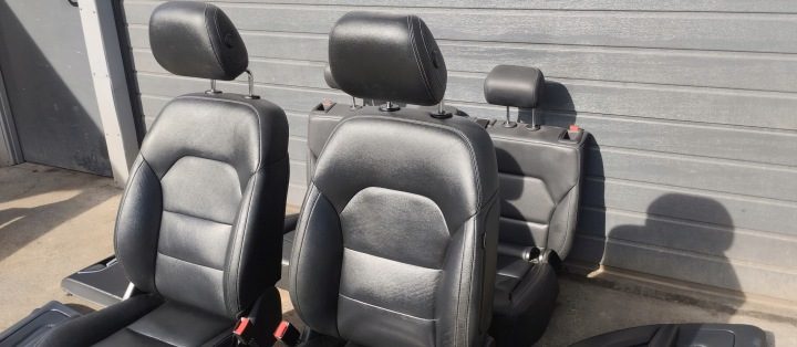 Сиденья диван обшивка Mercedes B-класс W246 комплект EU с подогревом Pompowane, фото 3