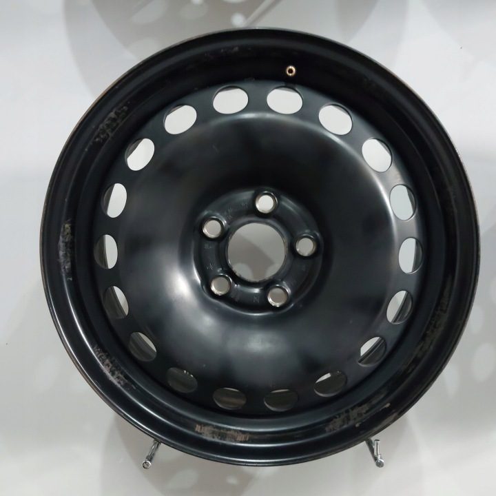 4× Штампованный диск Volkswagen OE 5.5" x 15" 5x100 ET 40, фото 5