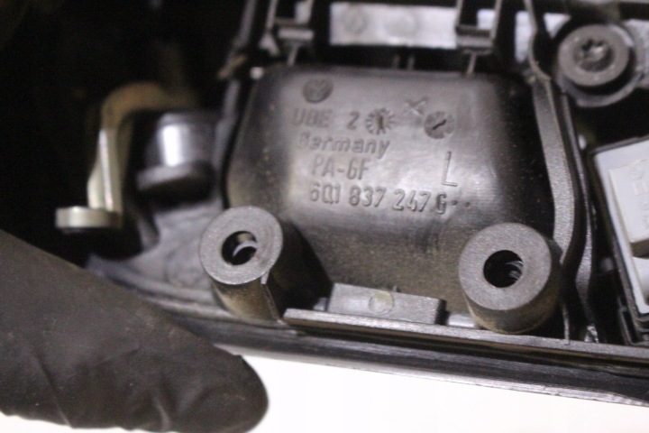 VW VOLKSWAGEN POLO 4 9N 9N2 РУЧКА ДВЕРИ ВНУТРЕННЯЯ ЛЕВАЯ ПЕРЕДНЯЯ 01-05 3D, фото 3