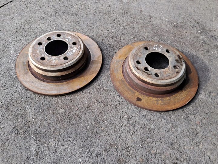 Диски тормозные вентилируемые 298 мм ЗАДНИЕ BMW E39 520d-530d 520i-540i M47 M52, фото 3