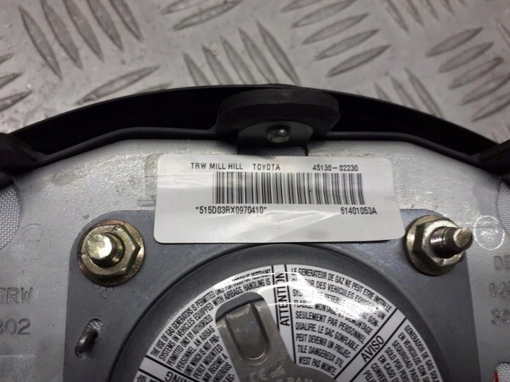 ПОДУШКА БЕЗОПАСНОСТИ ВОДИТЕЛЯ TOYOTA COROLLA E12 45130-02230, фото 2