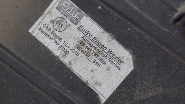 НАПРАВЛЯЮЩАЯ ШТОРКИ SKODA SUPERB III 3V9867762, фото 13