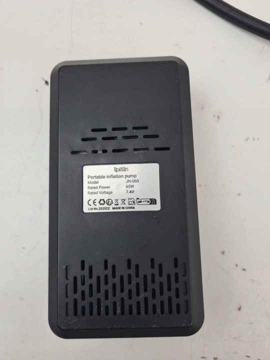 Переносной компрессор воздуха 150 PSI Ipflin черный, фото 7